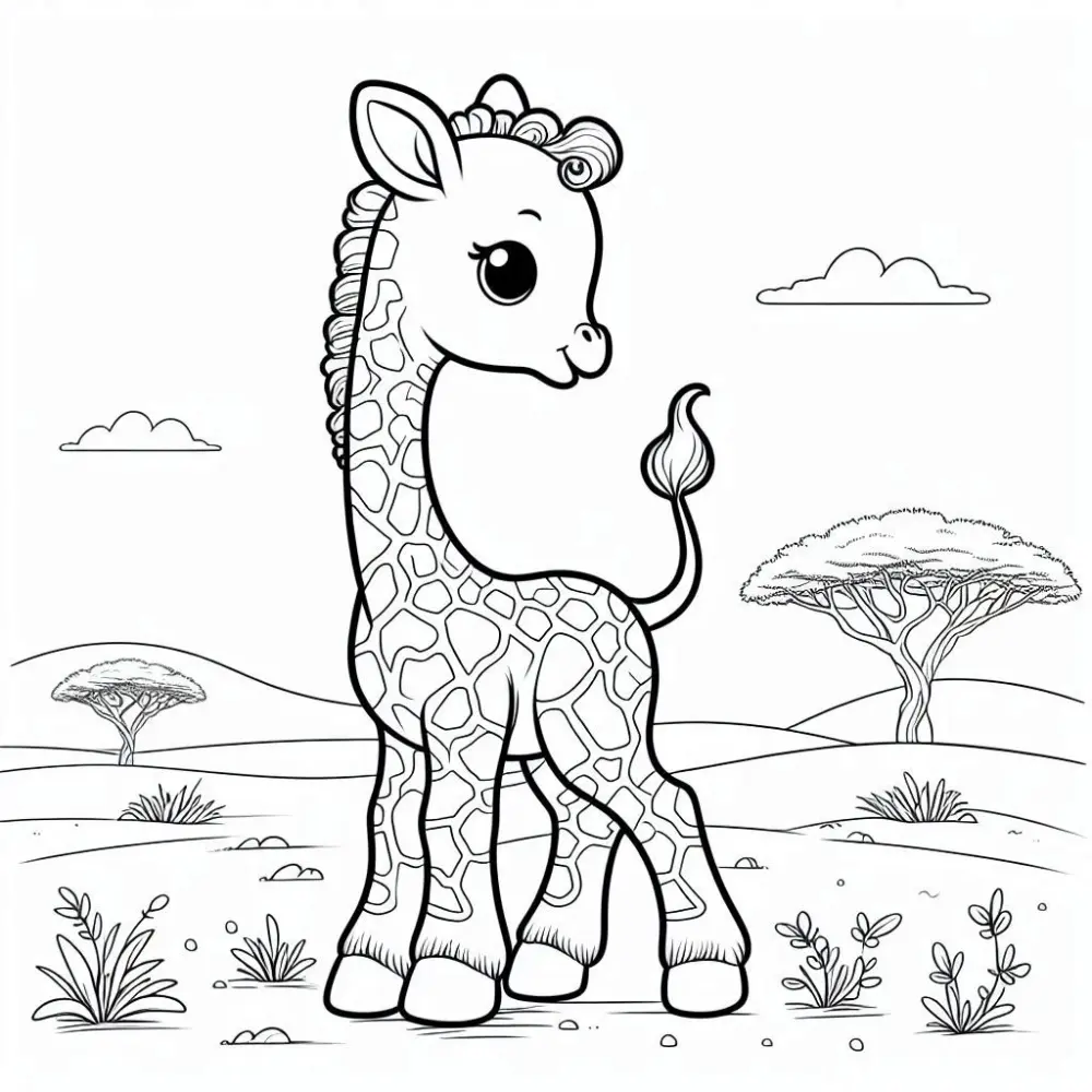 كتاب رسومات حيوانات لطيفة وجذابة للاطفال من عمر 3 ال 6