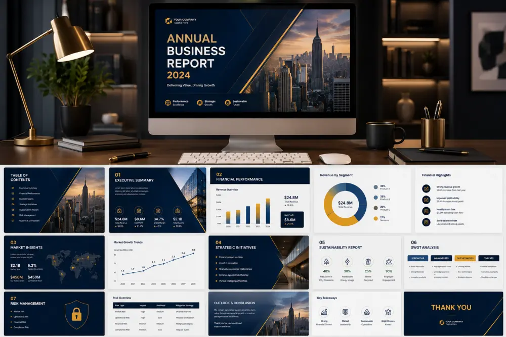 سأصمم عرض تقديدمي PowerPoint احترافي ومميز للشركات والطلاب
