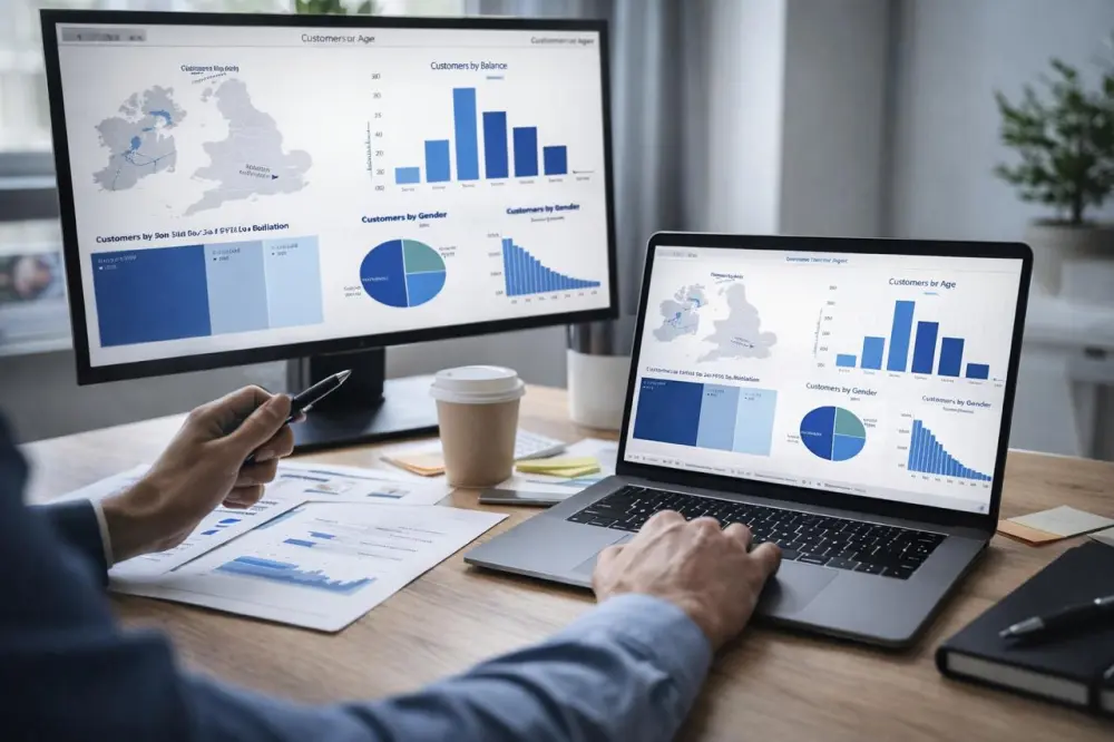تحليل البيانات وتصميم لوحة معلومات تفاعلية باستخدام Power BI & Tableau & Excel