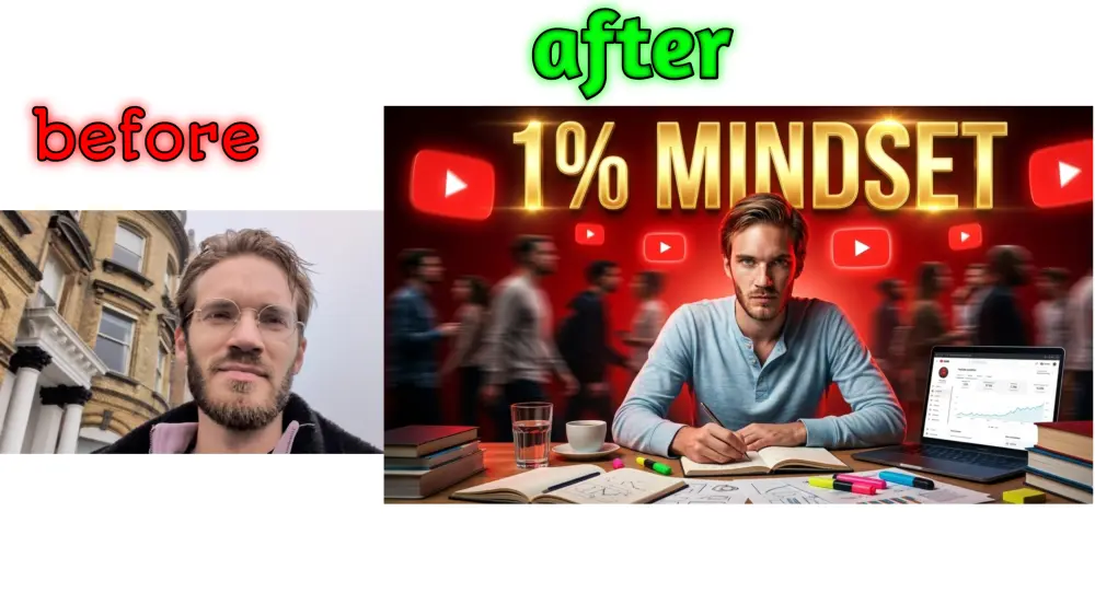 تصميم ثمنيل (Thumbnail) يوتيوب 3D احترافي بجودة 8K لزيادة المشاهدات (CTR)