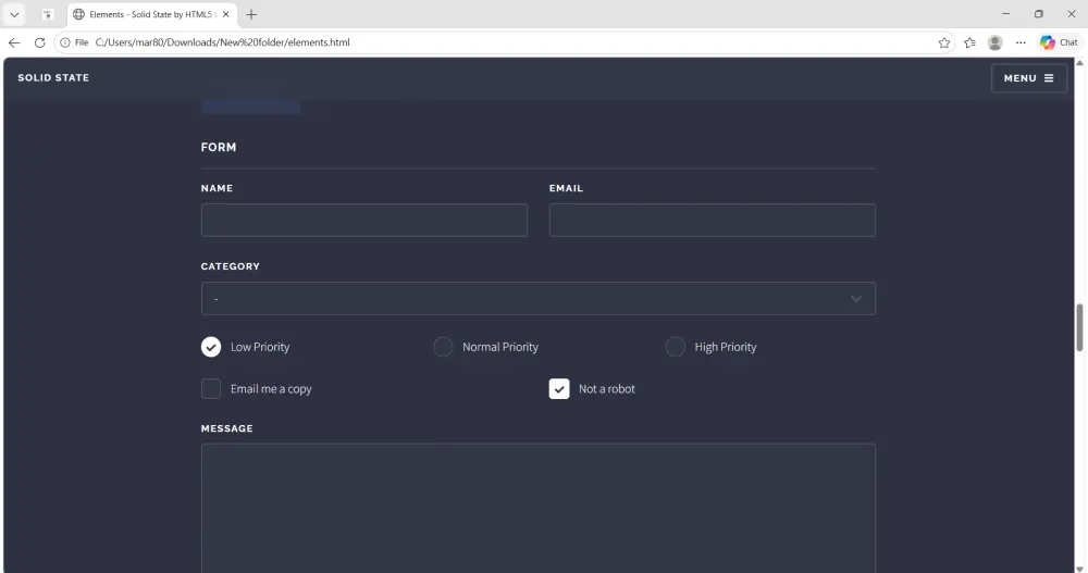 سأقوم بتصميم صفحة ويب احترافية ومتجاوبة باستخدام HTML و CSS