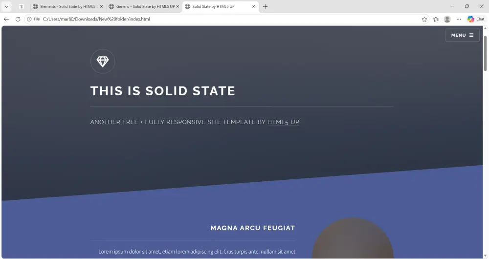 سأقوم بتصميم صفحة ويب احترافية ومتجاوبة باستخدام HTML و CSS