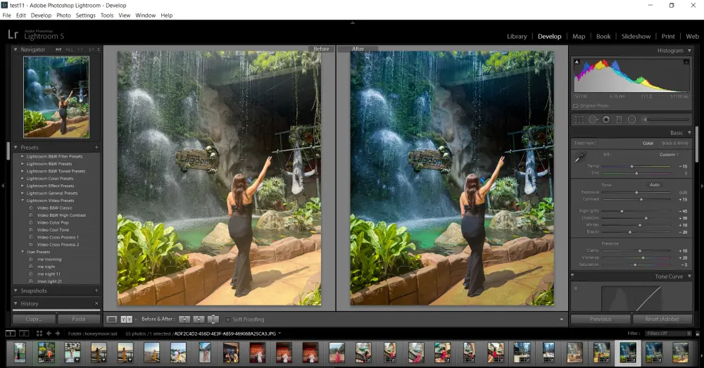 معالجة بصرية وتصحيح ألوان احترافي للصور باستخدام Adobe Lightroom
