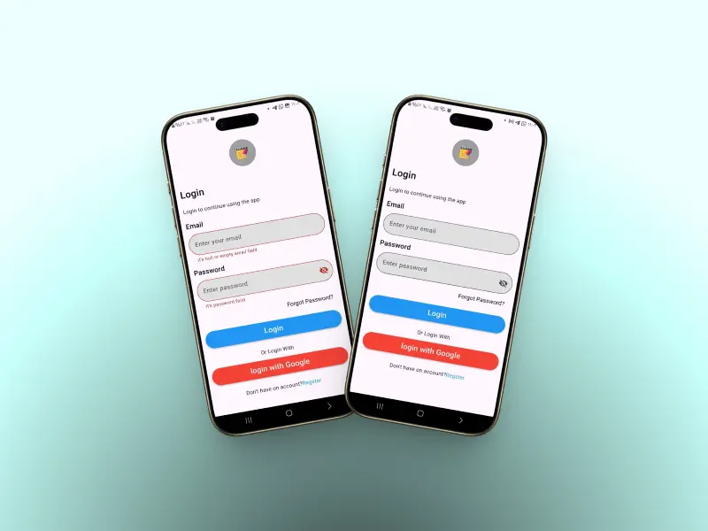 ربط تطبيقFlutter بخدمات Firebase (تسجيل الدخول وإنشاء الحساب)