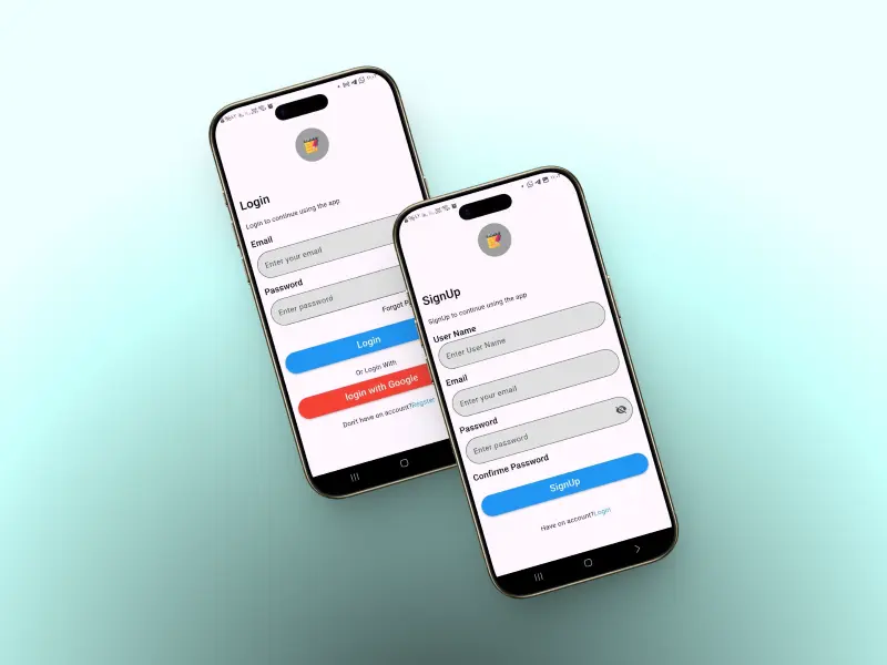ربط تطبيقFlutter بخدمات Firebase (تسجيل الدخول وإنشاء الحساب)