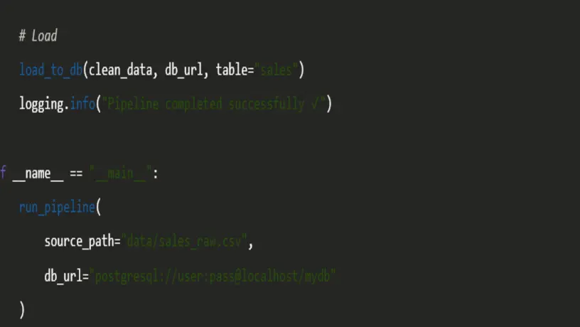 بناء وأتمتة خطوط نقل البيانات ETL Pipeline باستخدام Python