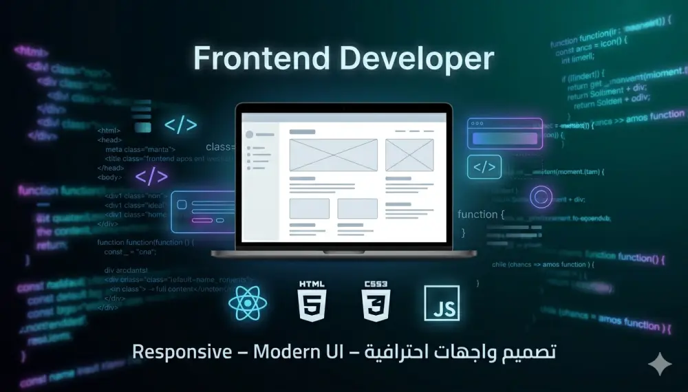 برمجة واجهات مواقع احترافية باستخدام React.js