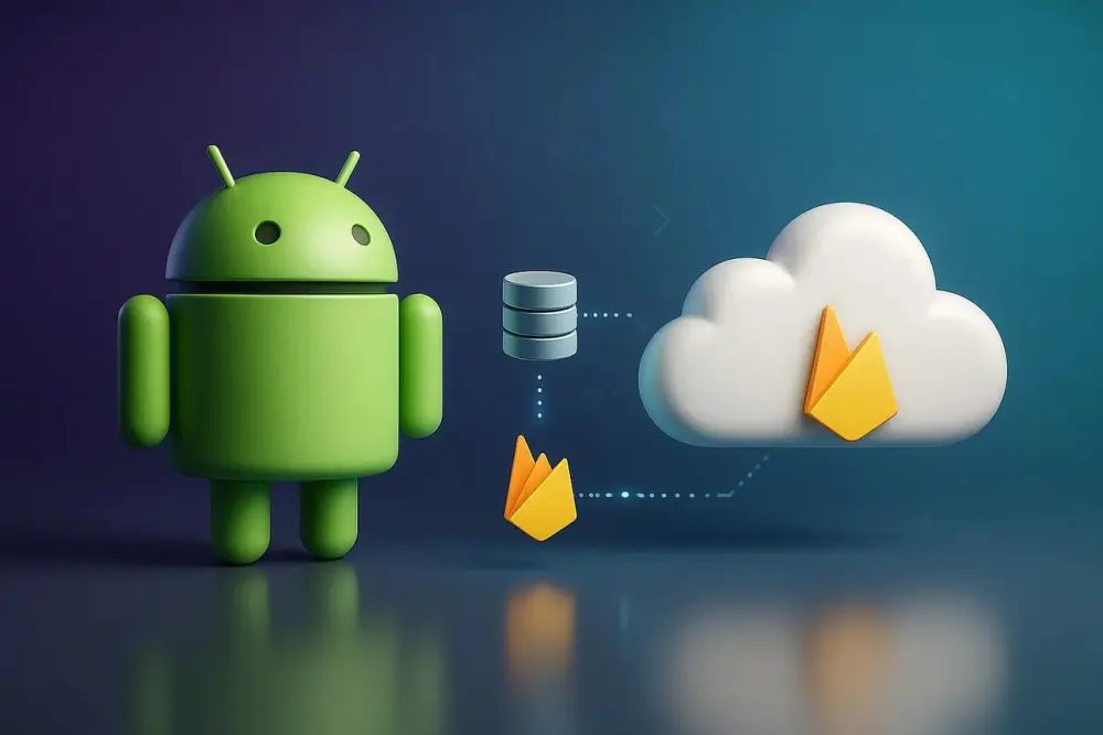 سأقوم بربط Firebase بتطبيق الأندرويد الخاص بك