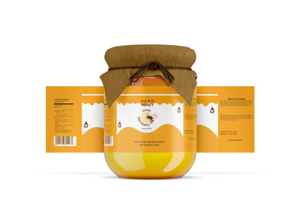 تصميم عبوات وتغليف وملصقات منتجات بشكل احترافي وجاهز للطباعة