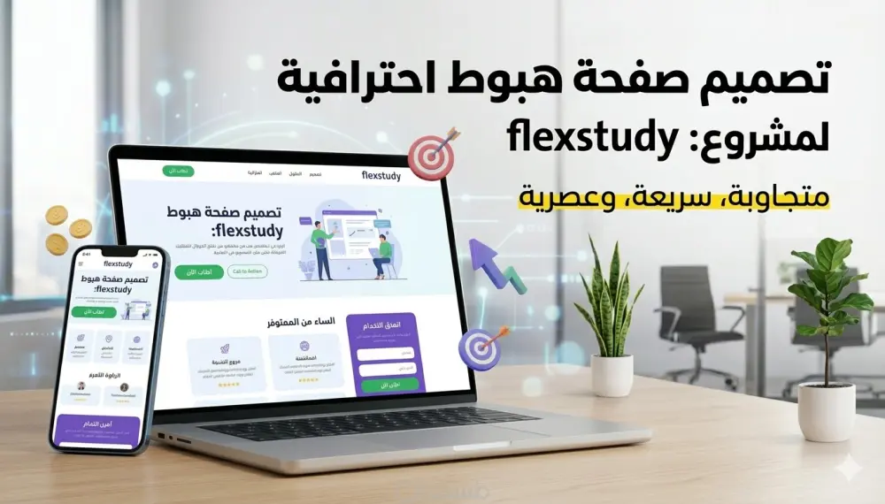 برمجة صفحة هبوط (صفحة هبوط) احترافية وسريعة
