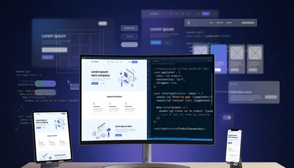 Landing Page Responsive To All Screens