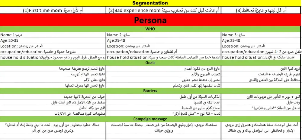 تحليل الجمهور المستهدف + Buyer Persona احترافية
