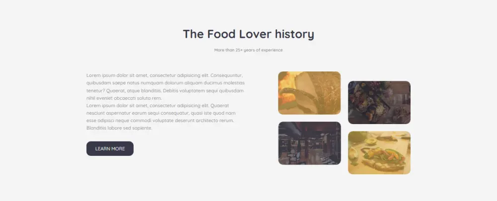تصميم موقع مطعم احترافي (Restaurant Website UI)