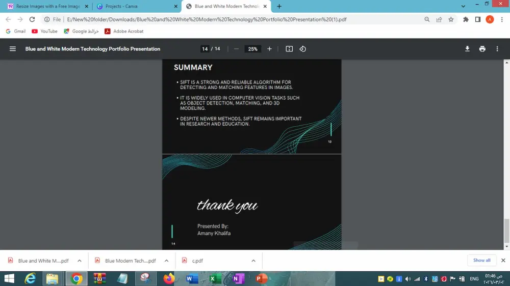 تصميم عرض تقديمي جذاب وعصري