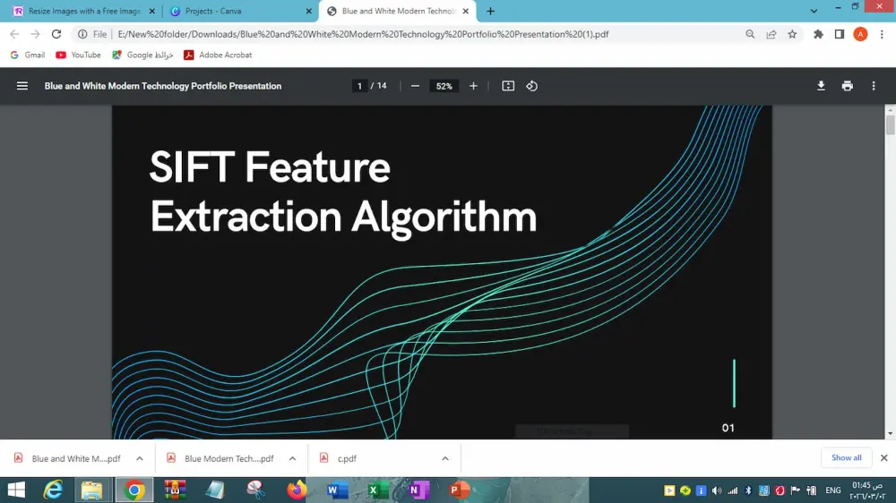 تصميم عرض تقديمي جذاب وعصري