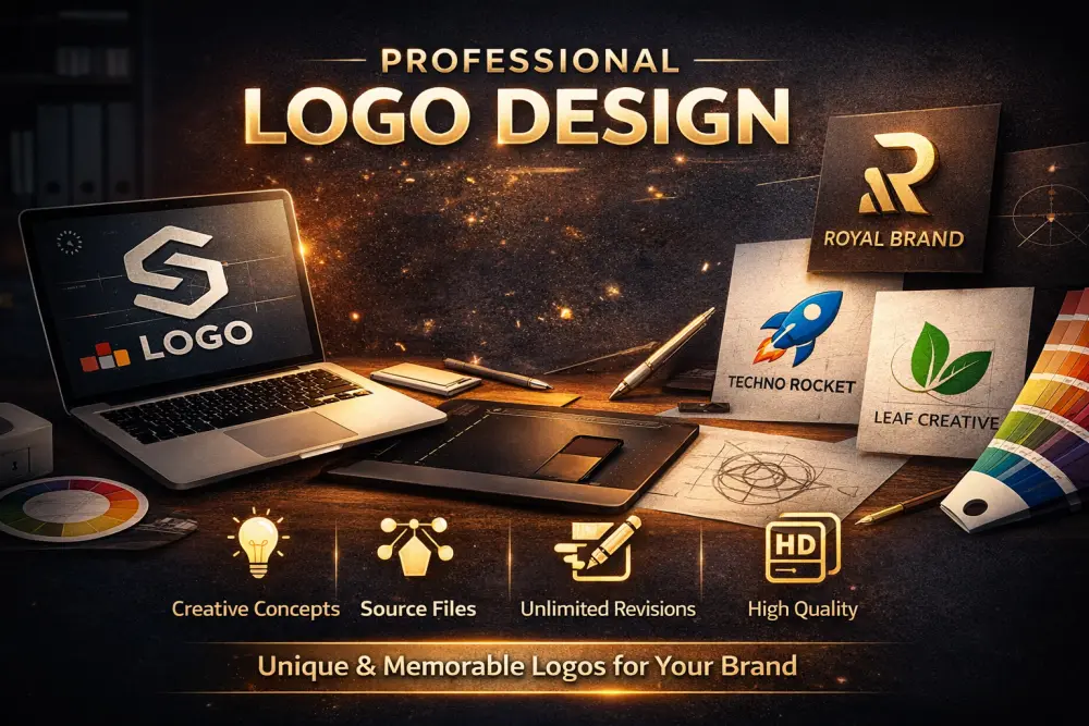 أصمم لوجو مميز يعكس فكرتك ويترك انطباع قوي. شعار فريد يبرز علامتك ويجذب عملاءك.