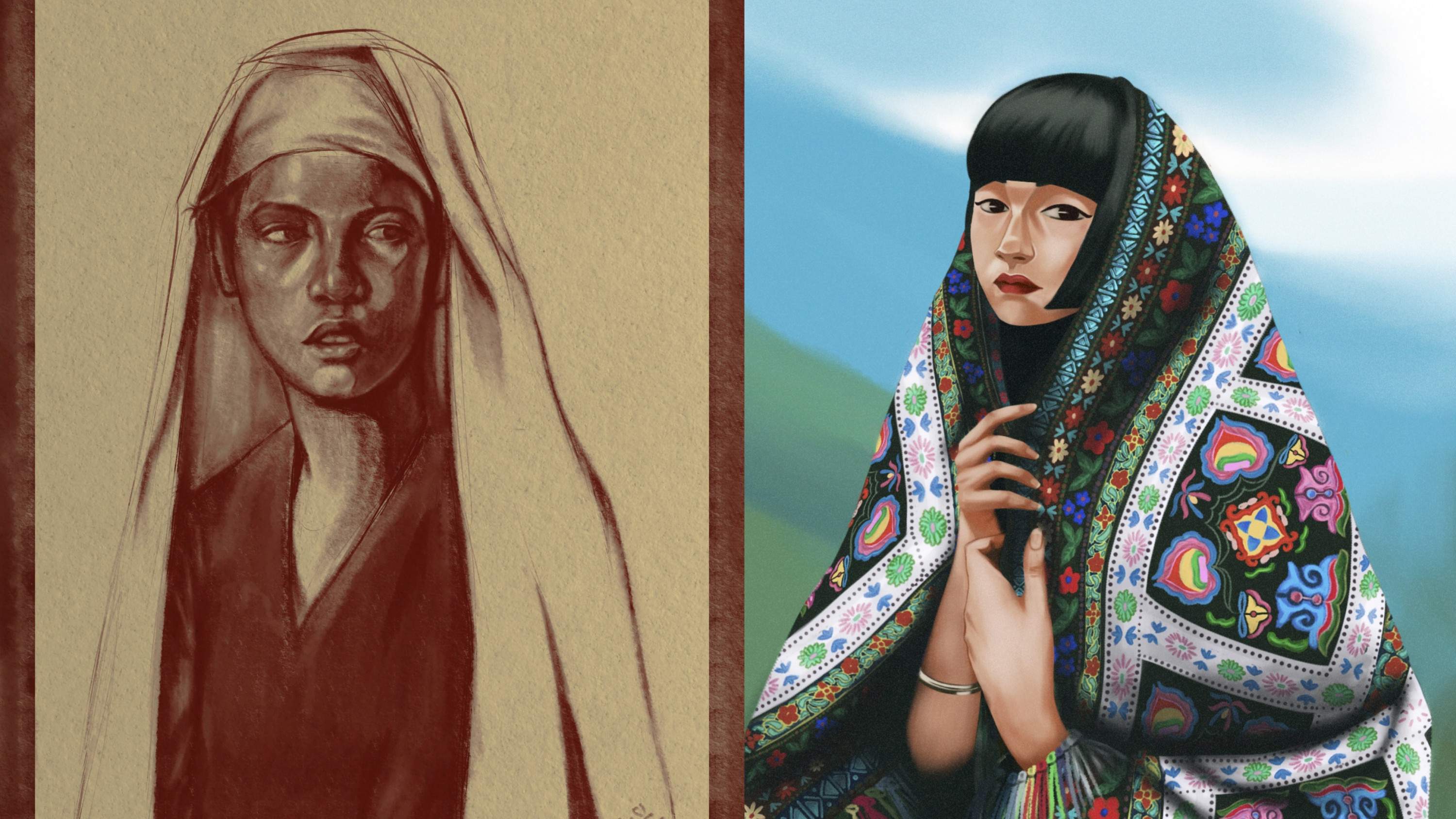 رسم بورتريه ديجيتال إحترافي