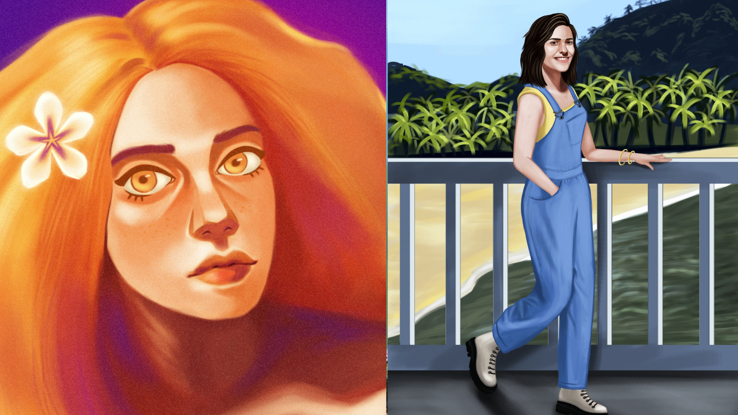 رسم بورتريه ديجيتال إحترافي