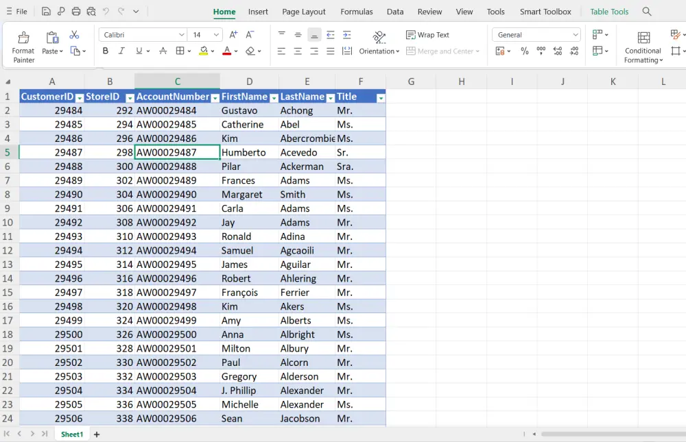 تنظيف وتنظيم و تحويل بياناتك ( Excel / CSV ) حتى 1000صف بشكل احترافي
