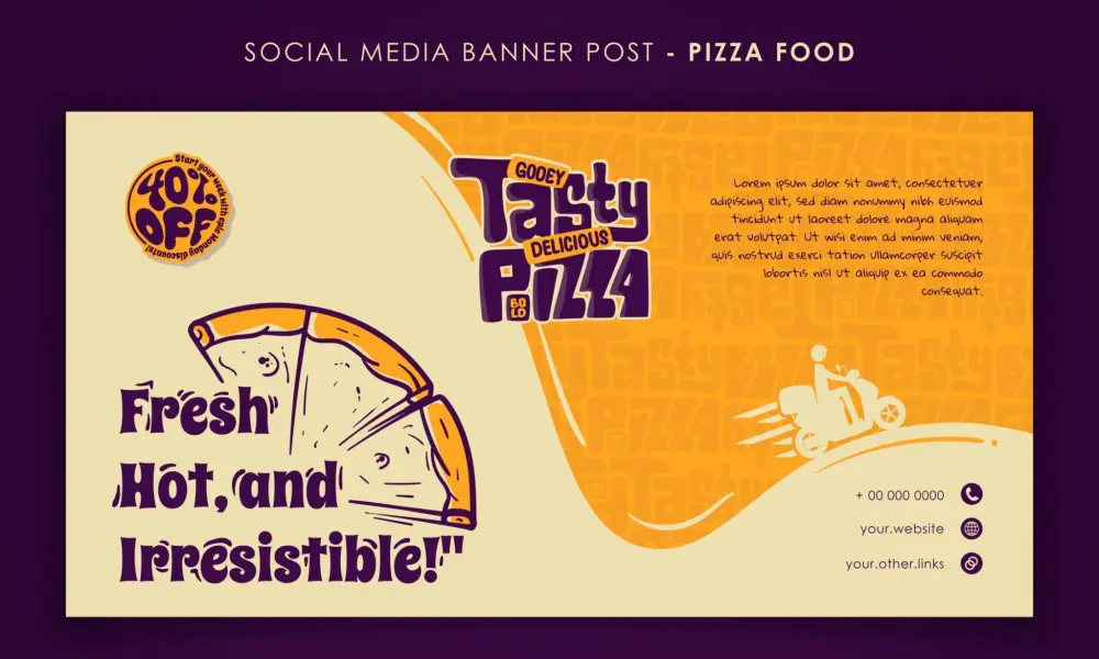 تصميم بوسترات سوشيال ميديا ولوجو وبنرات