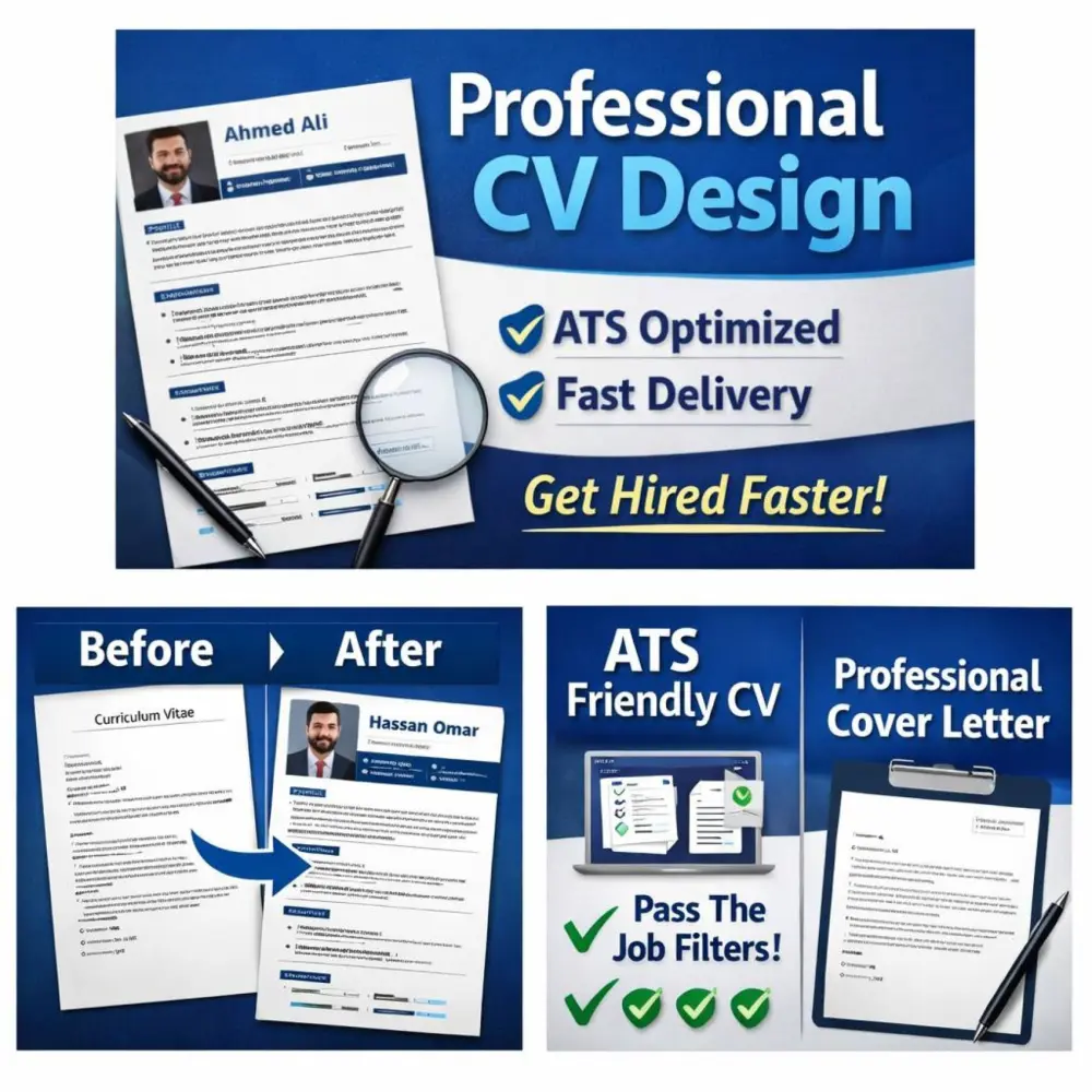 إنشاء CV احترافي ومتوافق مع أنظمة ATS لضمان القبول
