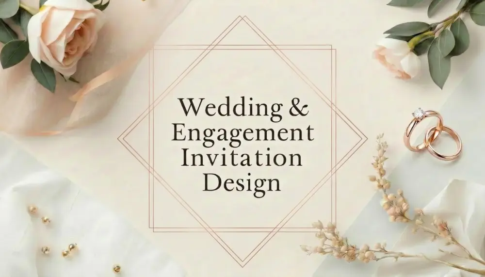 تصميم دعوات زفاف وارتباط انيقة واحترافية باستخدام Canva