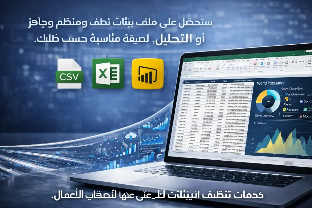 تنظيف بيانات Excel
