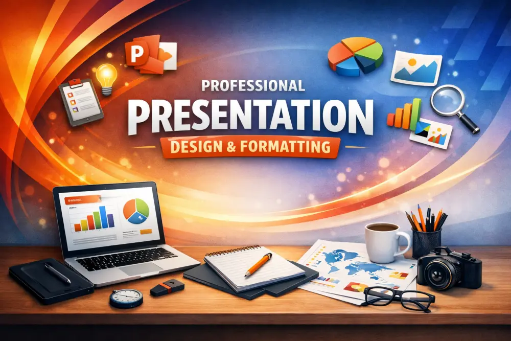 تصميم عروض PowerPoint احترافية للمشاريع والأبحاث الجامعية