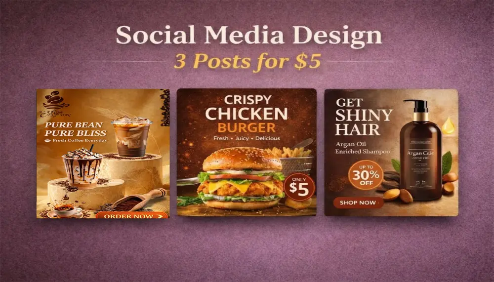 تصميم منشورات سوشيال ميديا بشكل إبداعي يجذب العملاء