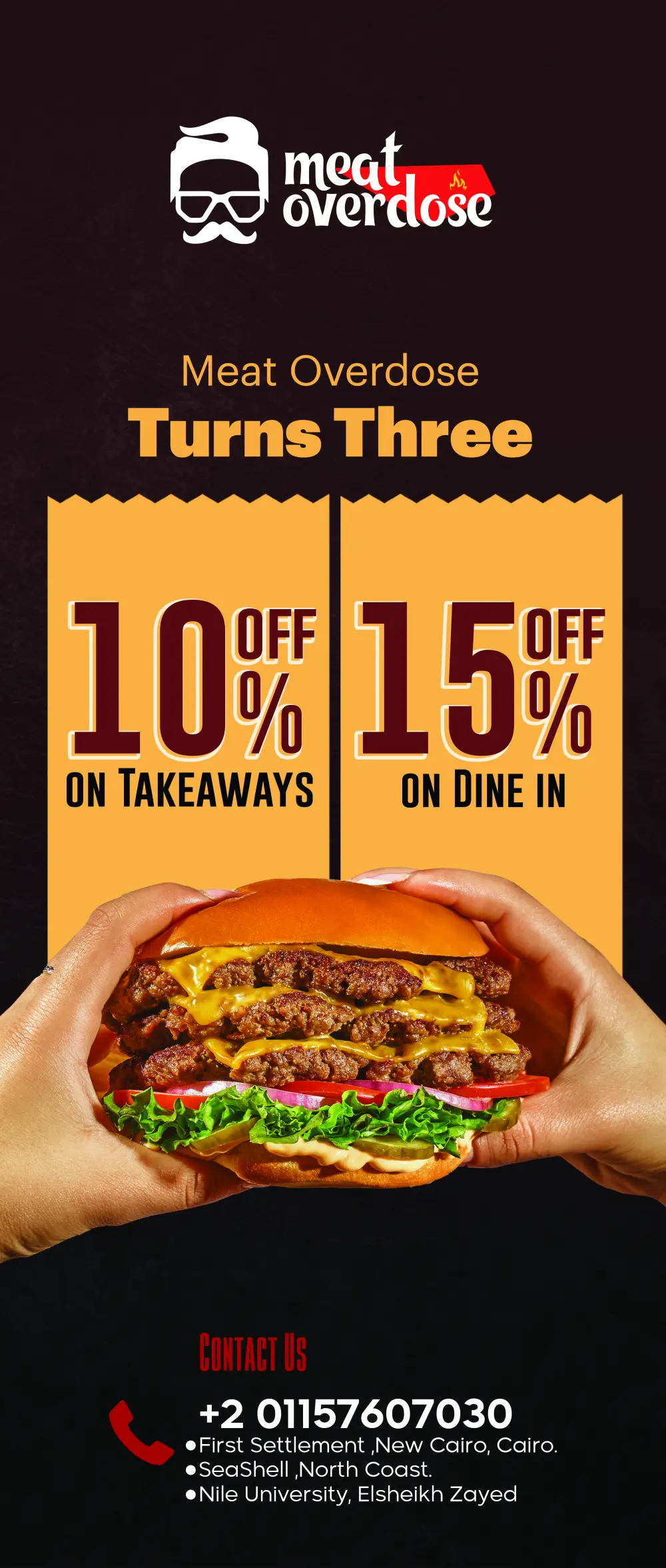 تصميم اعلانات للمطاعم علي السوشيال ميديا