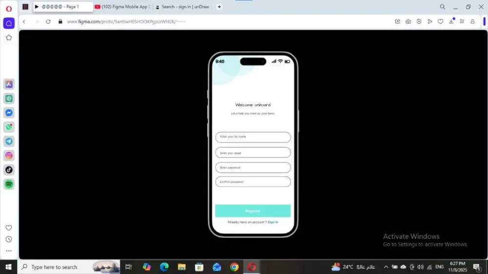 تصميم واجهة للمستخدم ui/ux موقع ويب او ابلكيشن