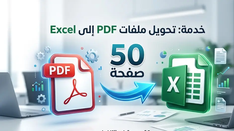 تحويل ملفات PDF والجداول إلى Excel بدقة 100% باستخدام أدوات برمجية