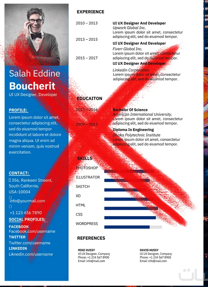 سيرة ذاتية احترافية متوافقة مع Ats بنسبة اعلي من 90%