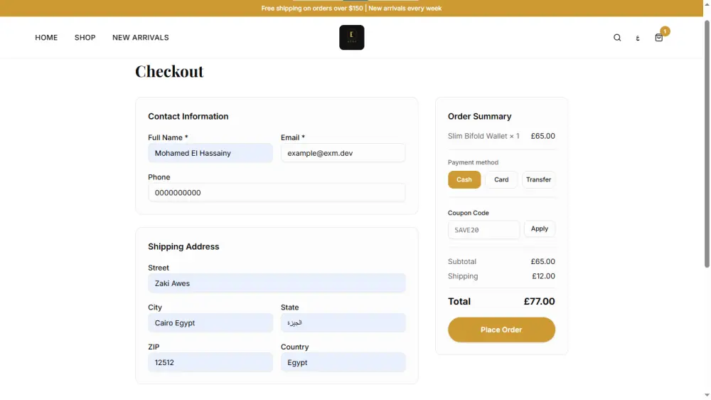 إنشاء متجر إلكتروني احترافي Shopify أو سلة أو WooCommerce أو custom code