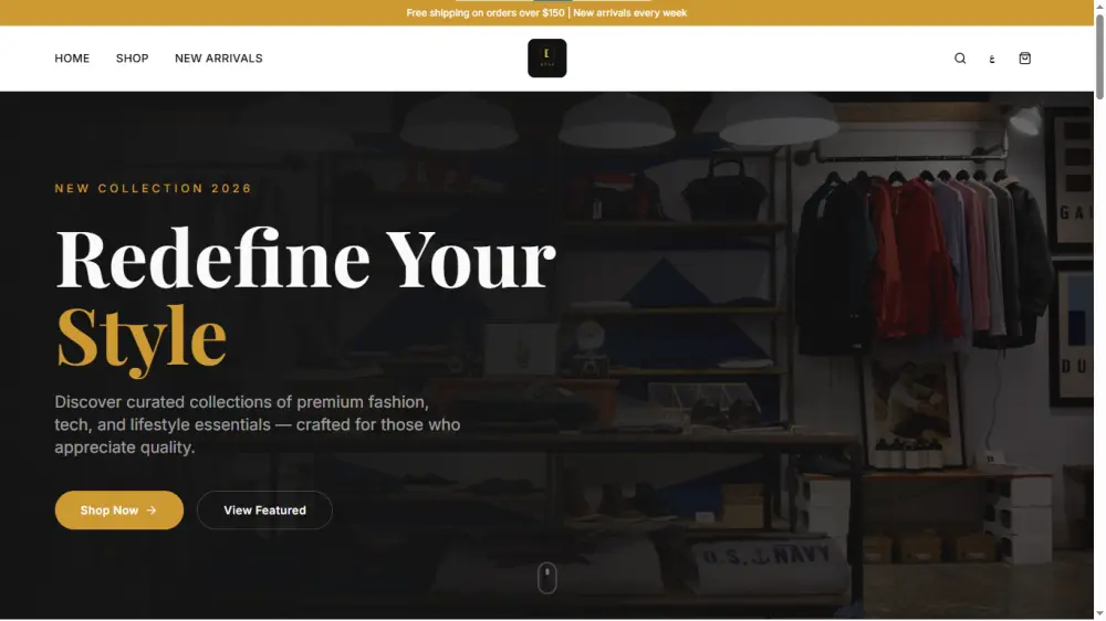 إنشاء متجر إلكتروني احترافي Shopify أو سلة أو WooCommerce أو custom code