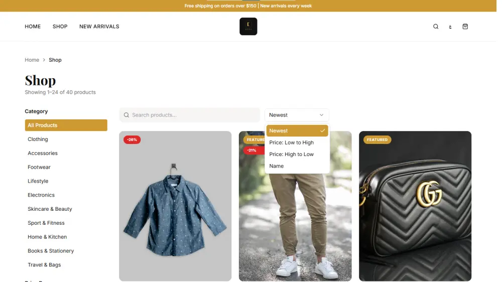 إنشاء متجر إلكتروني احترافي Shopify أو سلة أو WooCommerce أو custom code