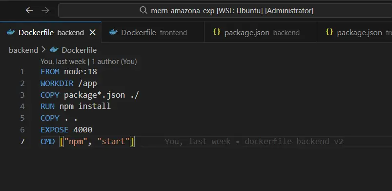 إنشاء وتهيئة Dockerfile و Docker Compose لتشغيل مشاريعك