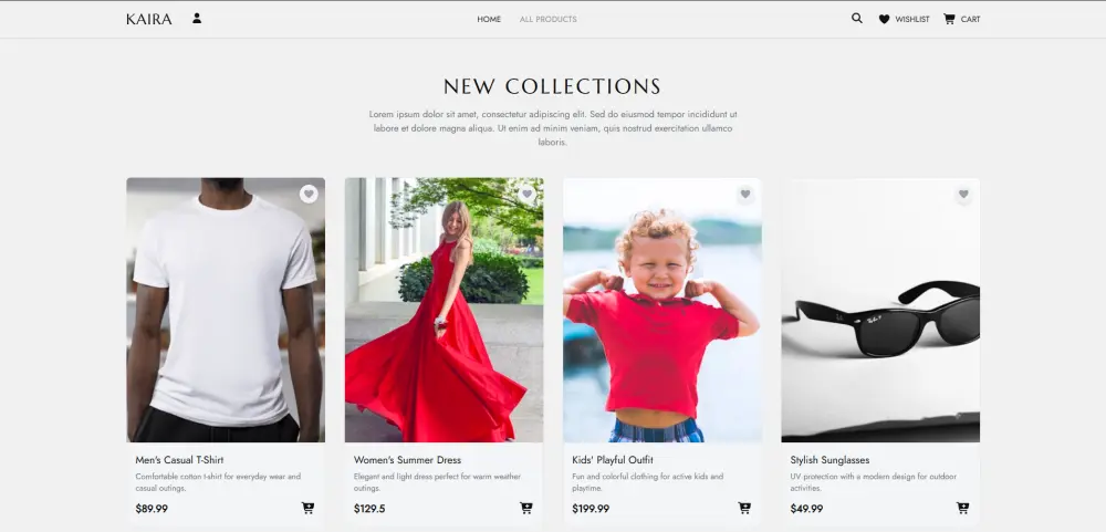 تطوير وجهة موقع مكونه من صفحتان