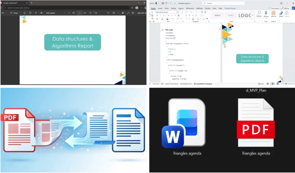 تحويل ملفات PDF إلى Word والعكس بدقة عالية وتنسيق تام