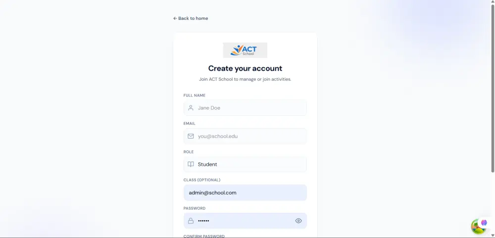 Full Stack Web Application