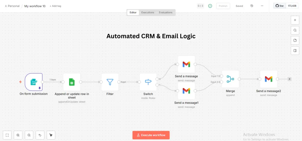 بناء نظام أتمتة ذكي بوت واتساب أو تيليجرام باستخدام n8n وذكاء اصطناعي