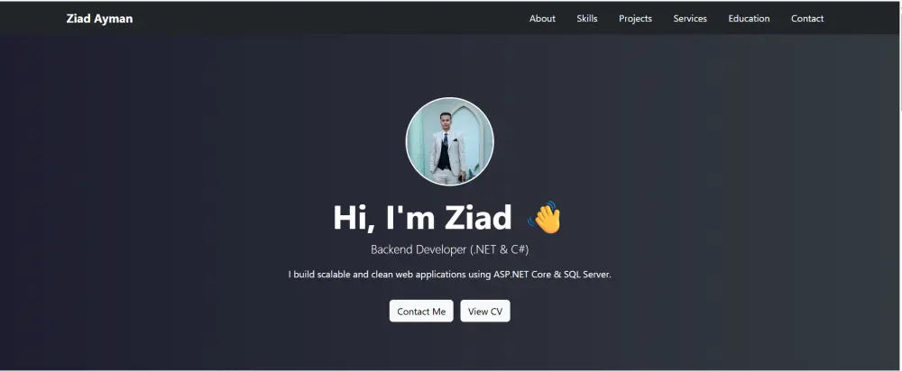 انشاء portfolio  احترافي لعرض مشاريعك وخدماتك