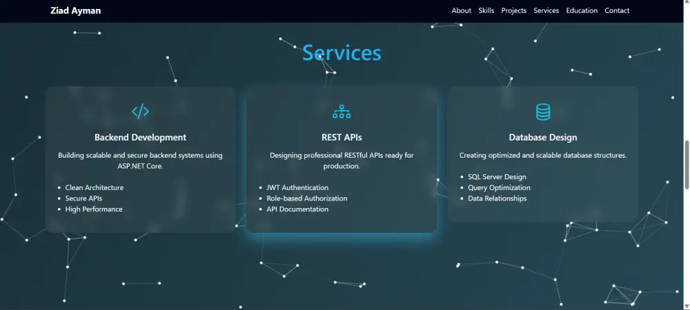 انشاء portfolio  احترافي لعرض مشاريعك وخدماتك