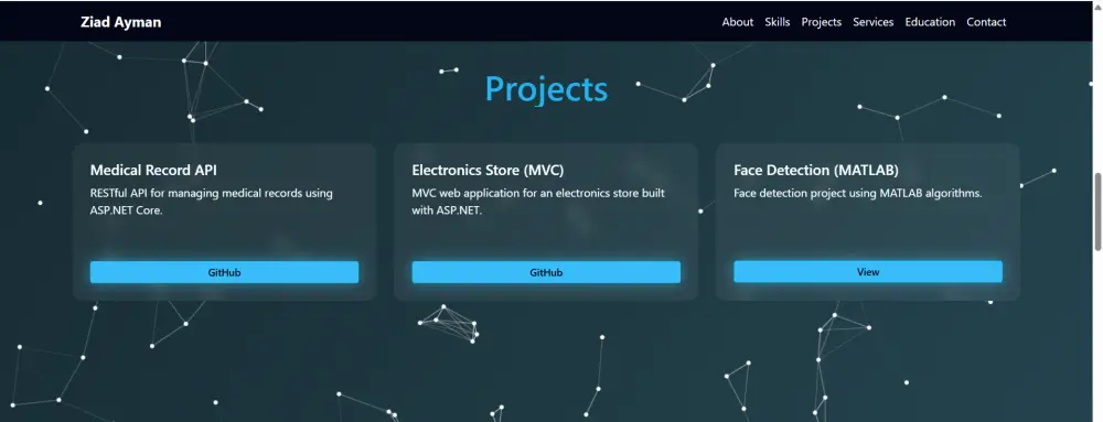 انشاء portfolio  احترافي لعرض مشاريعك وخدماتك