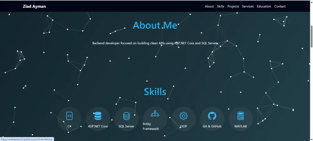انشاء portfolio  احترافي لعرض مشاريعك وخدماتك