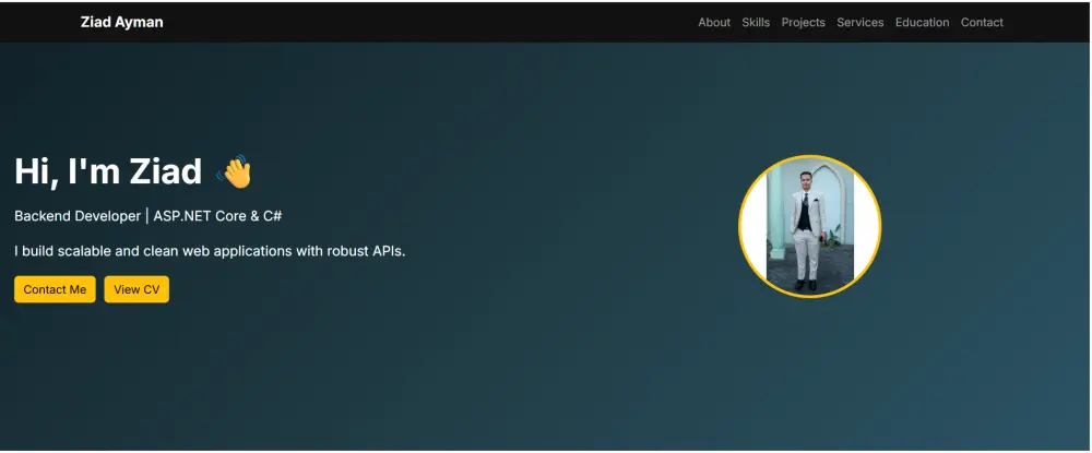 انشاء portfolio  احترافي لعرض مشاريعك وخدماتك