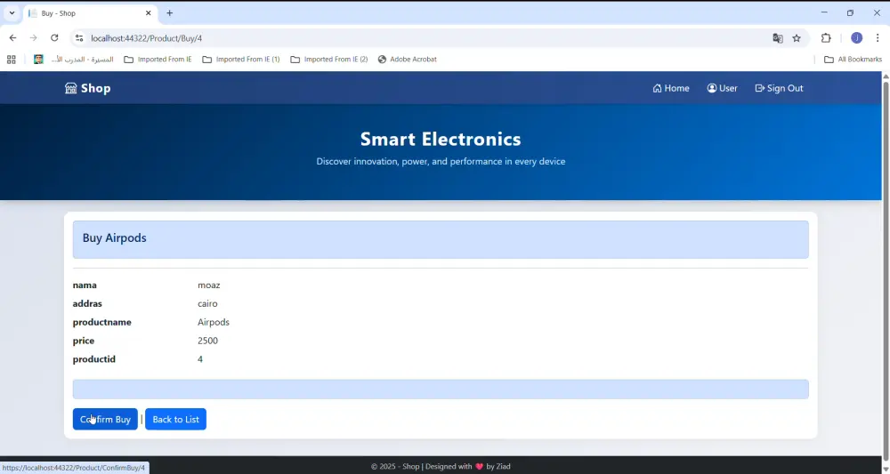 إنشاء موقع ويب أو نظام متكامل باستخدام ASP.NET Core
