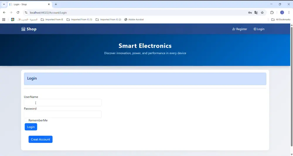 إنشاء موقع ويب أو نظام متكامل باستخدام ASP.NET Core