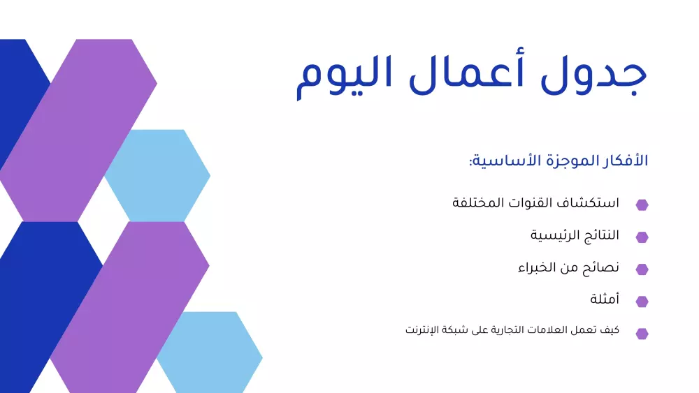 تصميم عرض تقديمي على البوربوينت Presentation