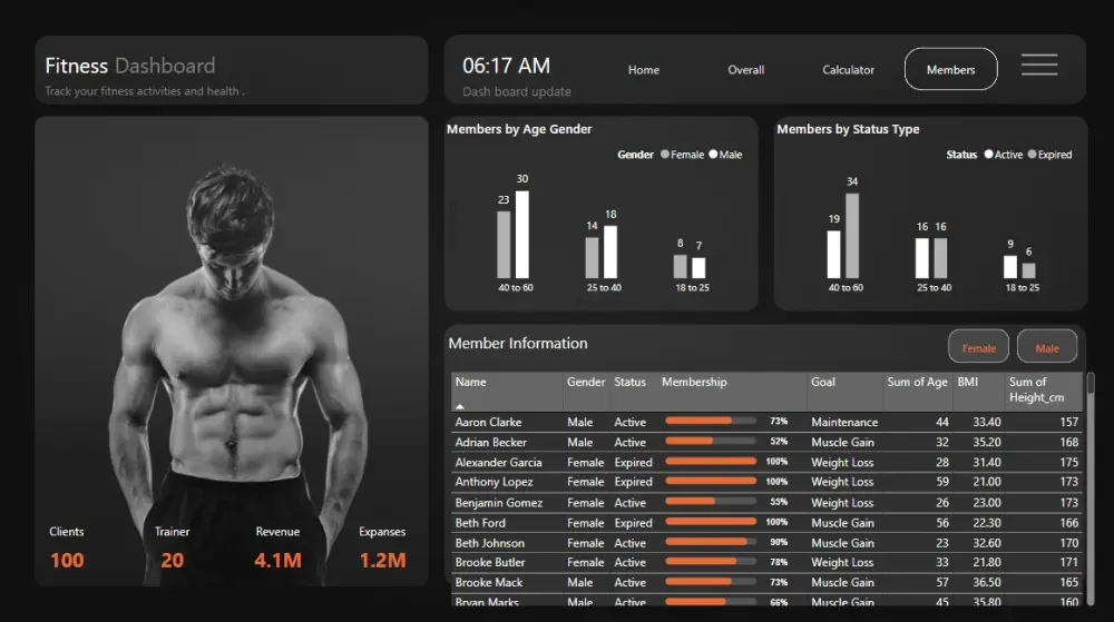 تحليل البيانات وتصميم وتطوير لوحات تحكم تفاعلية باستخدام Power BI